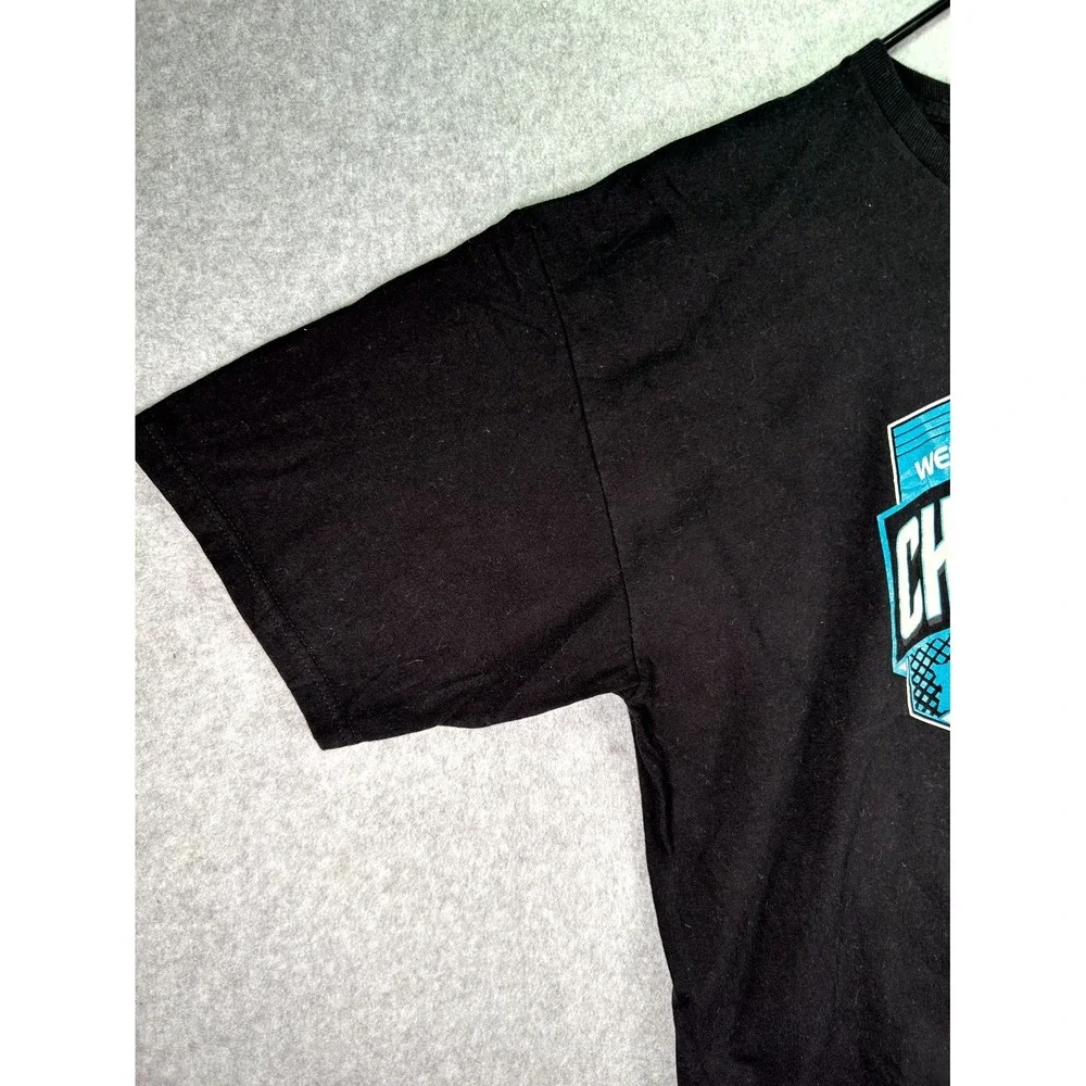 Vintage San Jose Sharks T-Shirt Men's Black Graphic Print NHL Hockey Sports XL